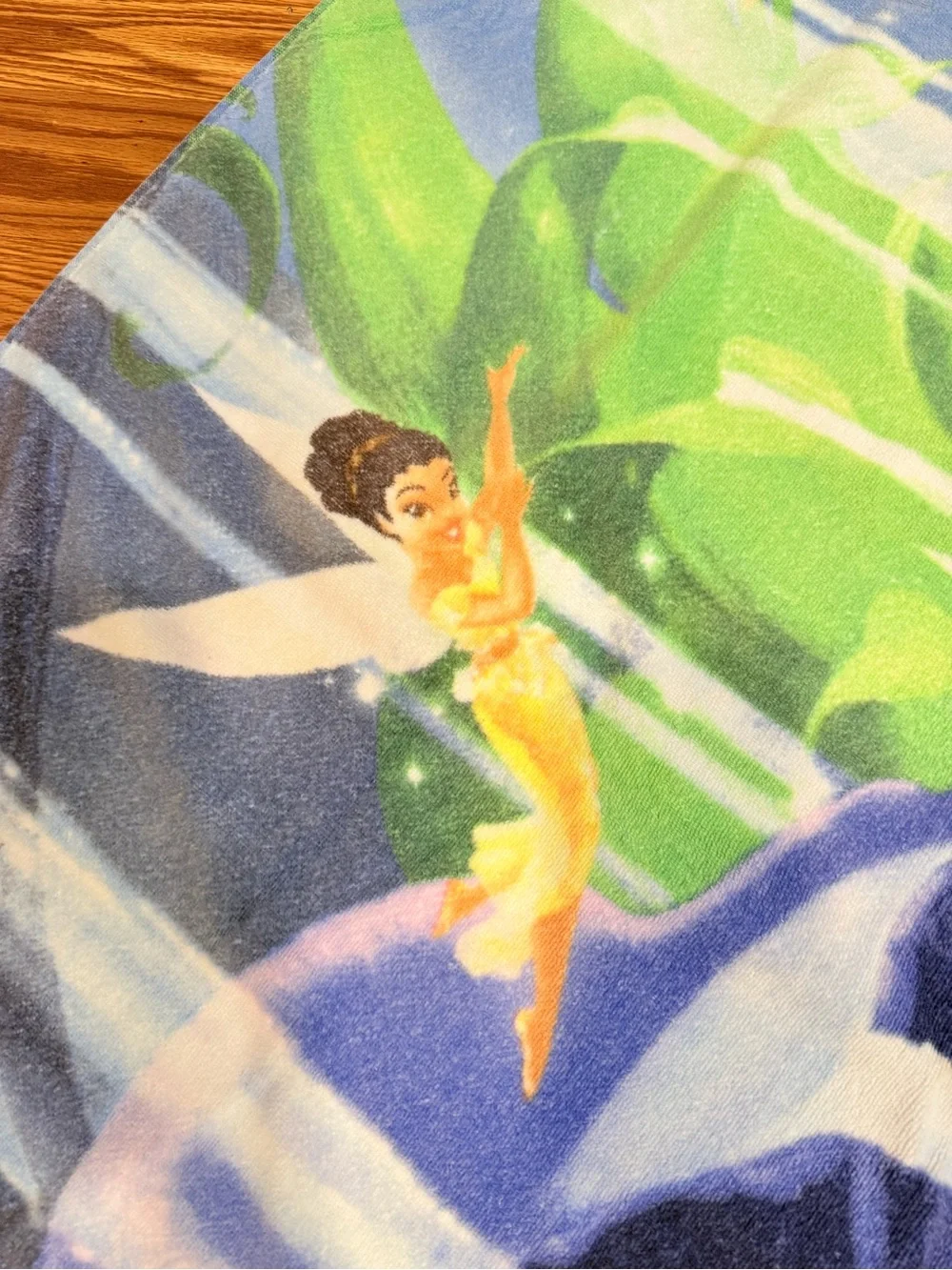 Vintage 2000s Disney Store Disney Fairies Beach Towel Tinker Bell & Friends Cott